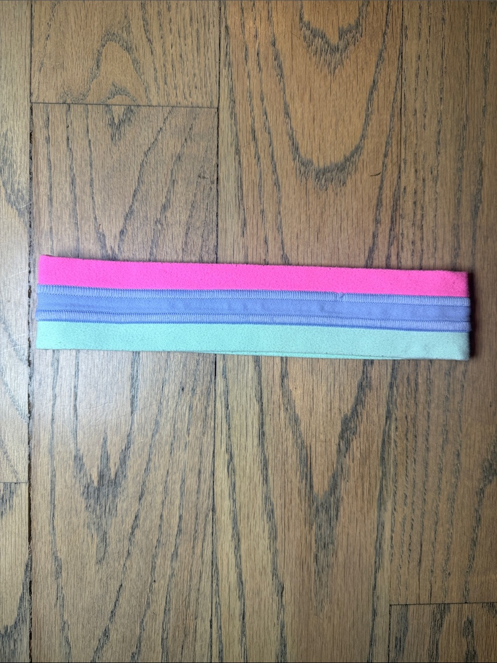 Lululemon Athletics Kids Triple-Stripe Headband Mint, Lavender & Pink, One Size - Picture 6 of 8